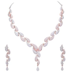 American Diamond Necklace Set